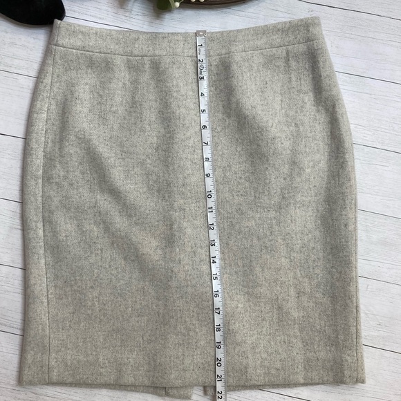 J. Crew Mercantile Wool Pencil Skirt - Picture 7 of 9